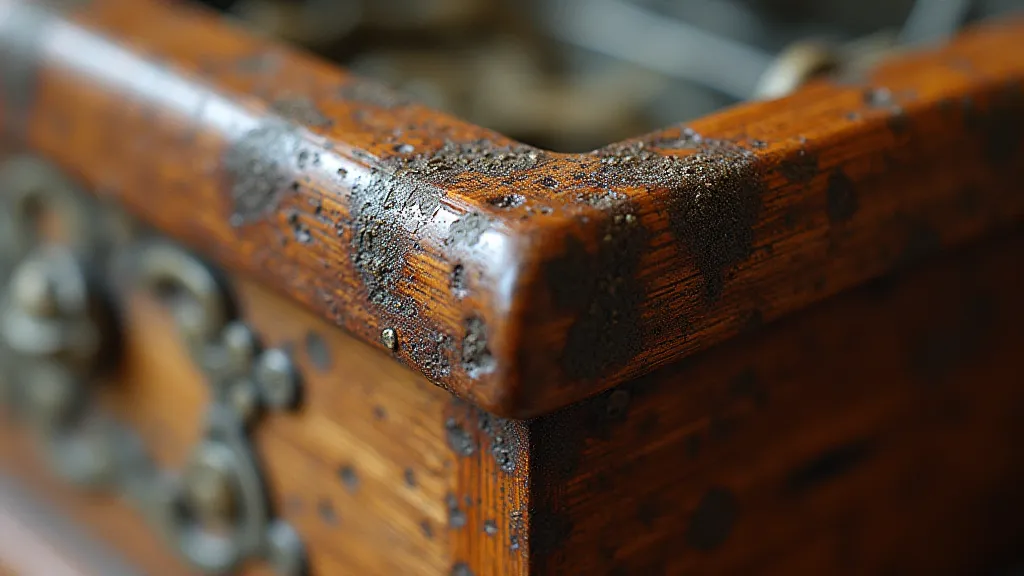 Damaged music box finish