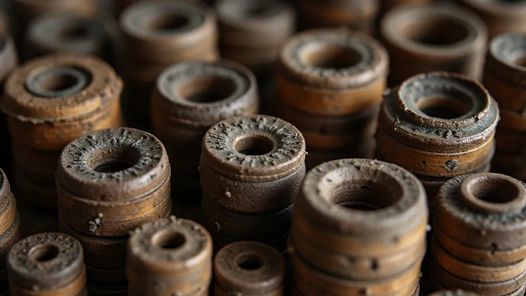 Variety of antique music box springs