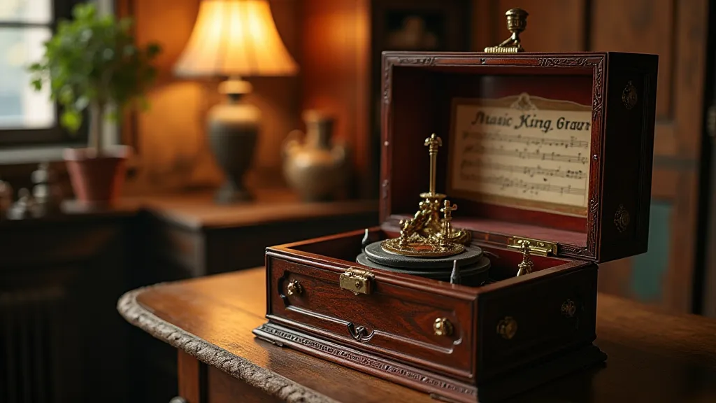 Restored music box playing